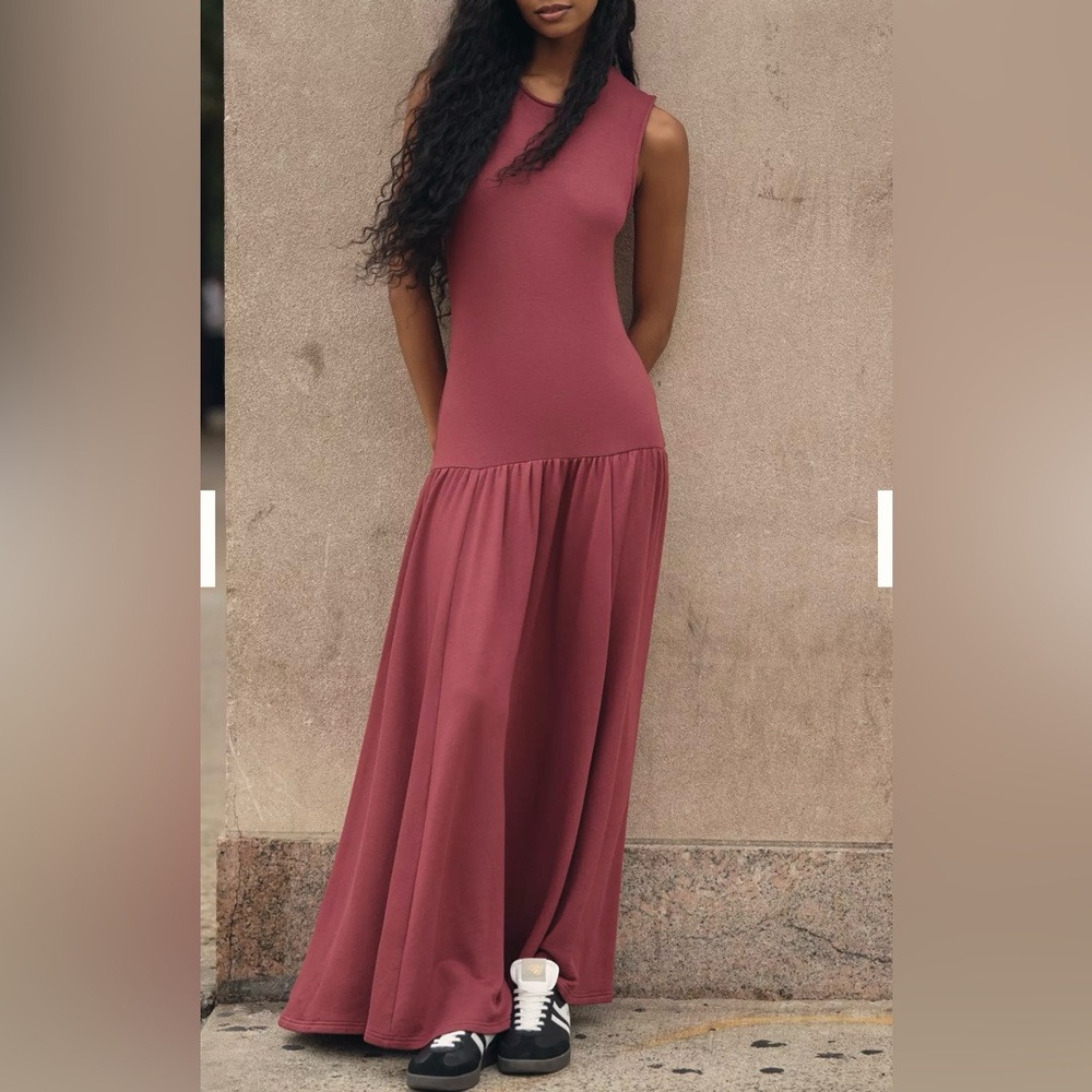 Anthropologie Daily Practice Drop Waist Maxi Dress